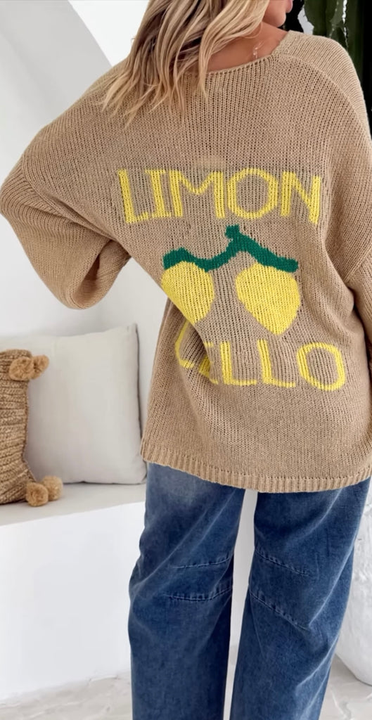 Lemon Cello Cardigan - Mocha