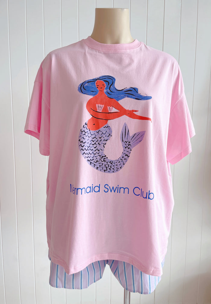 Mermaid Swim Club Tee