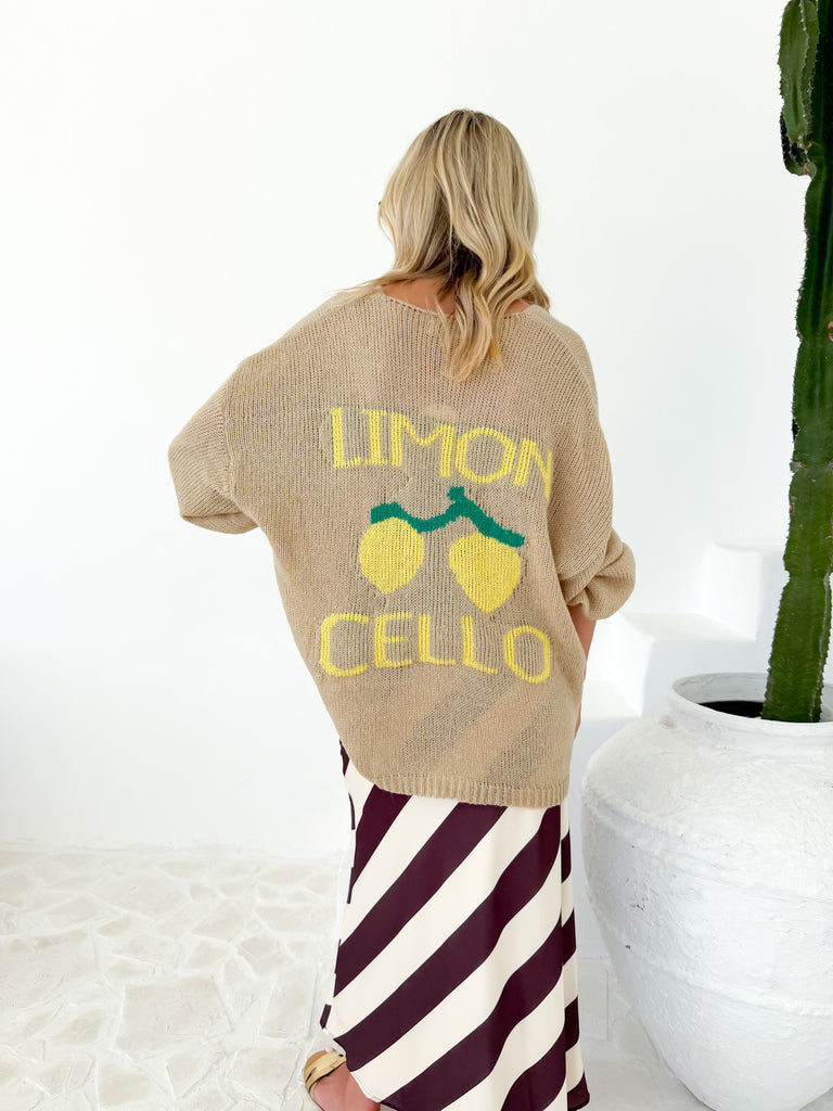 Lemon Cello Cardigan - Mocha