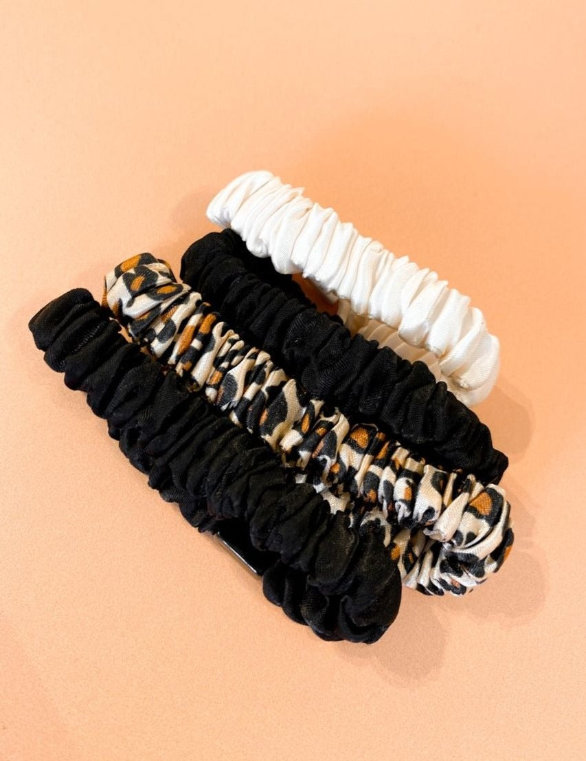 Snow Leopard Scrunchie – Charley Melbourne